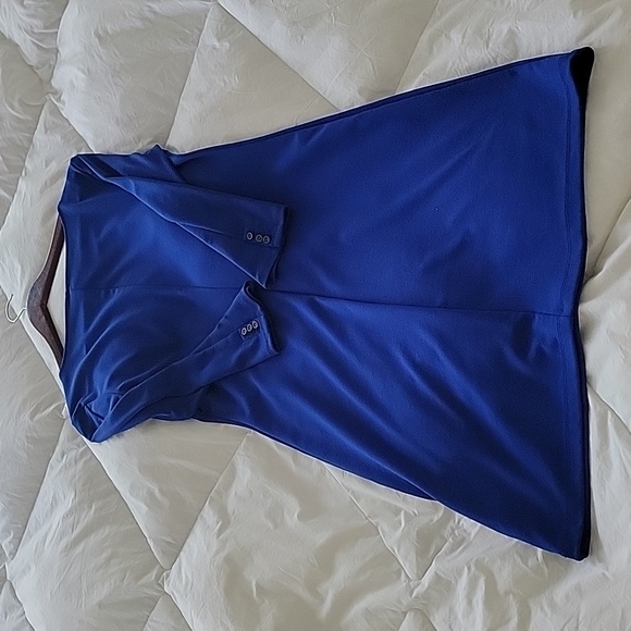 Old Navy 3/4 sleeve royal blue dress - Picture 7 of 7